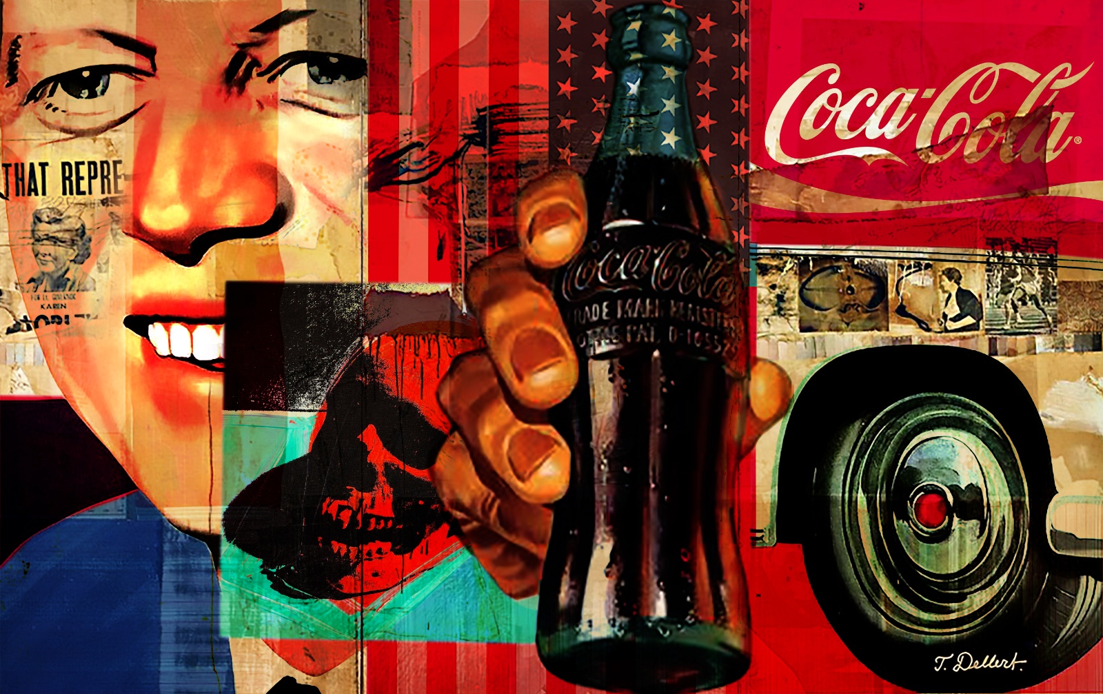 WITH  A SMILE AND A COKE 